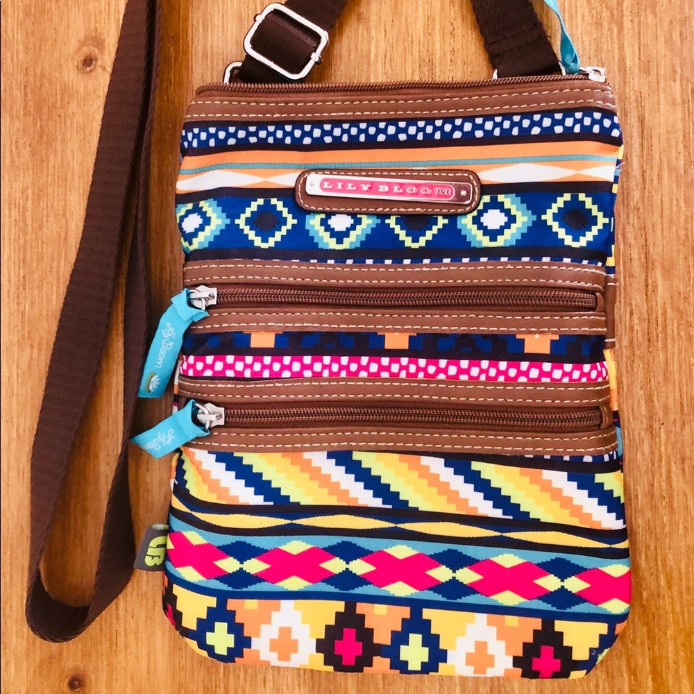 Lily Bloom Crossbody 10”h